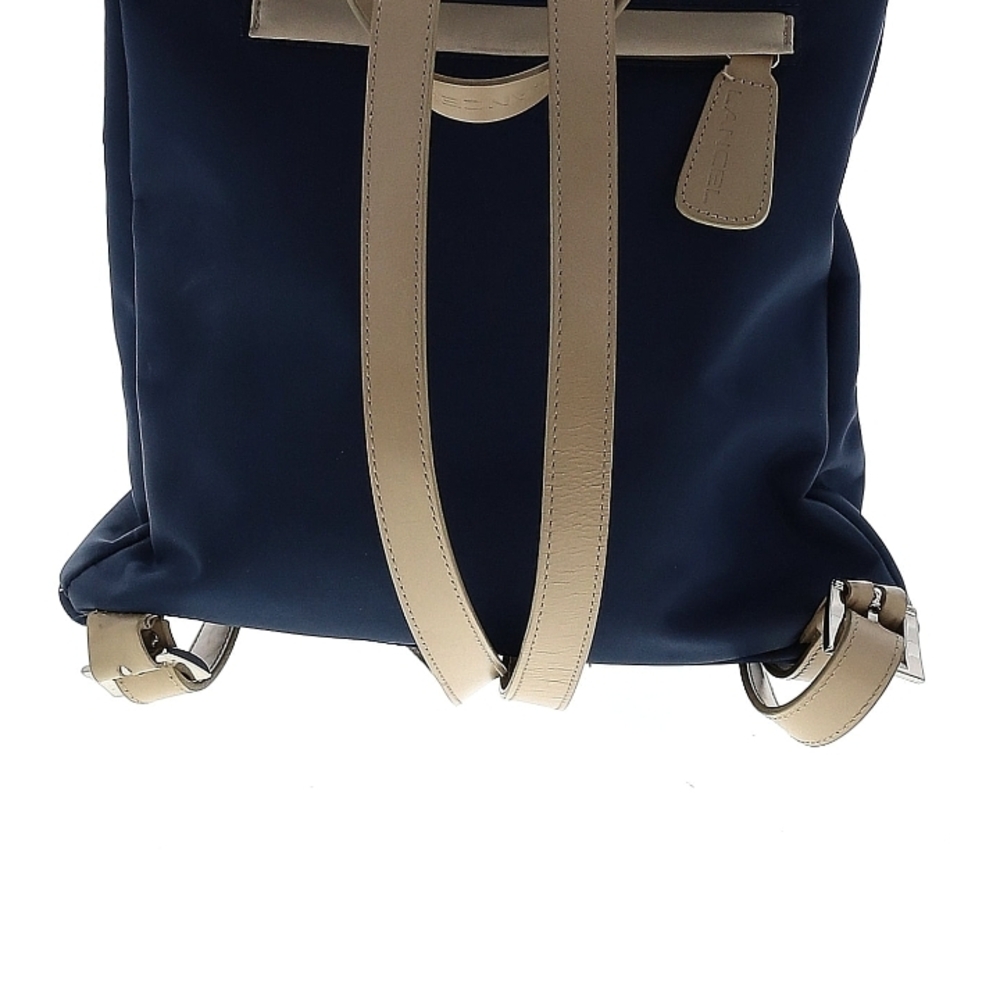 Navy and Beige Backpack